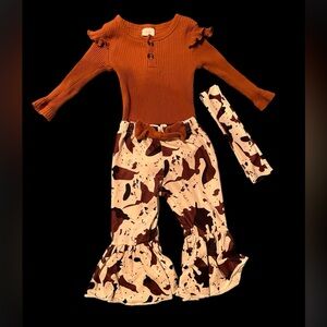 0-3 months cowgirl outfit